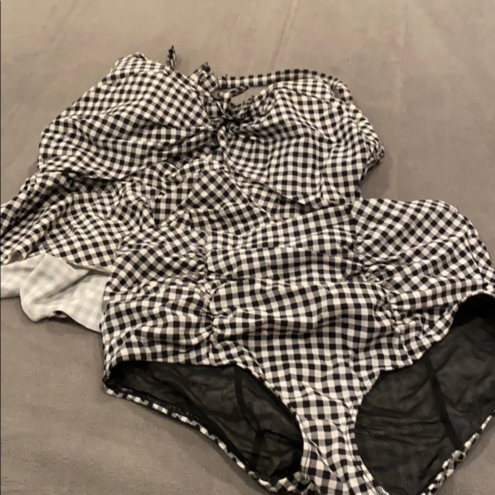 Tankini Black white